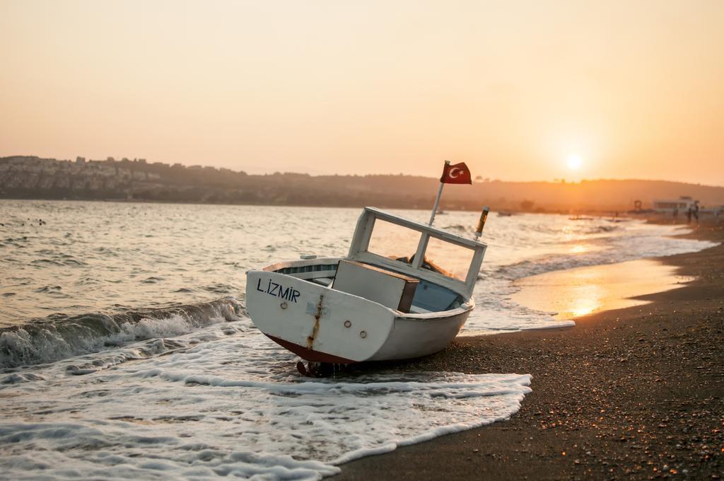 Mali Beach Aparthotel Siğacık Esterno foto